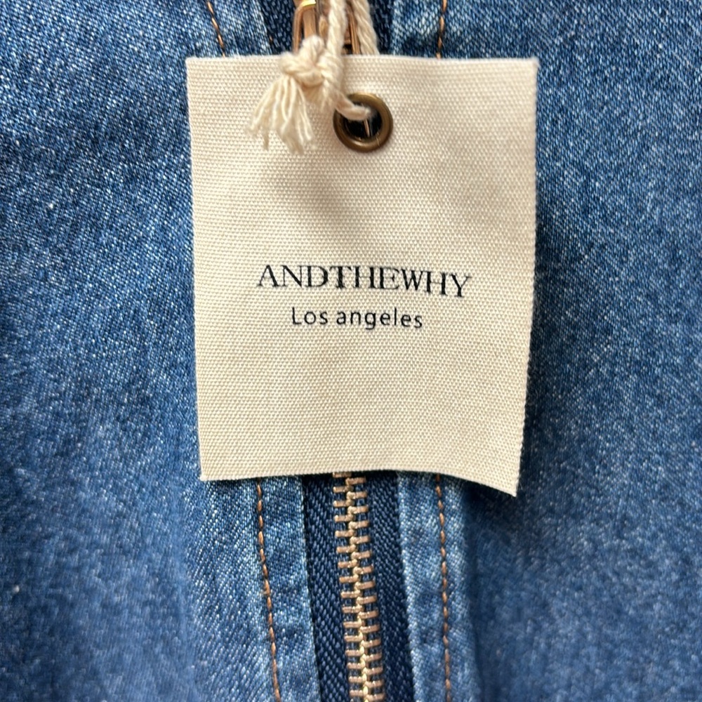 ANDTHEWHY Jean jacket pullover - Picture 2 of 2